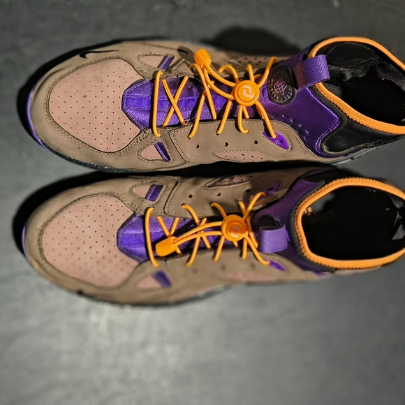 Purple and Orange Athletic Shoes - Picture 2 of 6